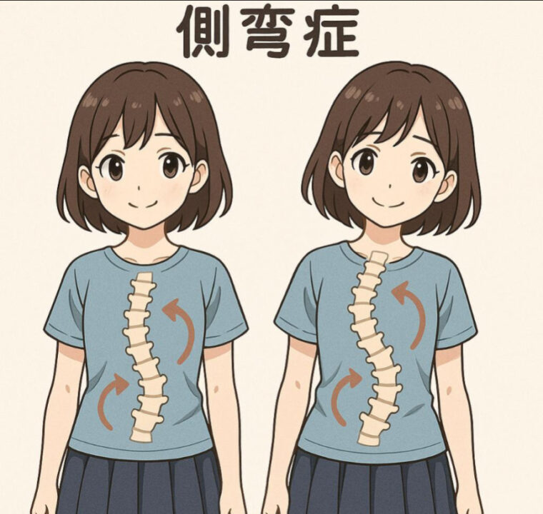 『側弯症で起こるリスクとは』